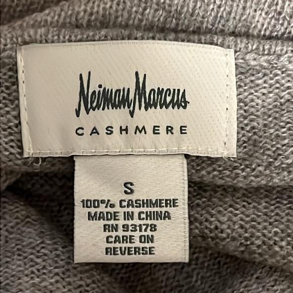Neiman Marcus Cashmere Spaghetti Straps Tank Top Size Small Color Grey - Picture 10 of 11